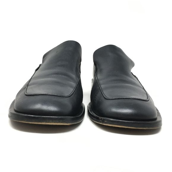 Men\'s VINTAGE Gucci Slip On Loafers Dress Shoes Size 40 E/7 E Wide Black Leather main image 12
